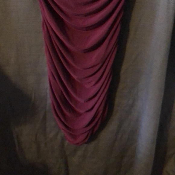 Tempted sleeveless Jersey dress, sz XL Burgundy color NWT - Picture 6 of 6
